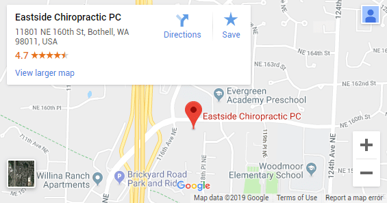 Bothell WA Chiropractic Map